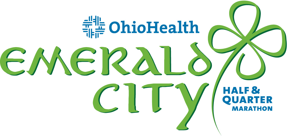 OhioHealth Emerald City Half & Quarter Marathon logo