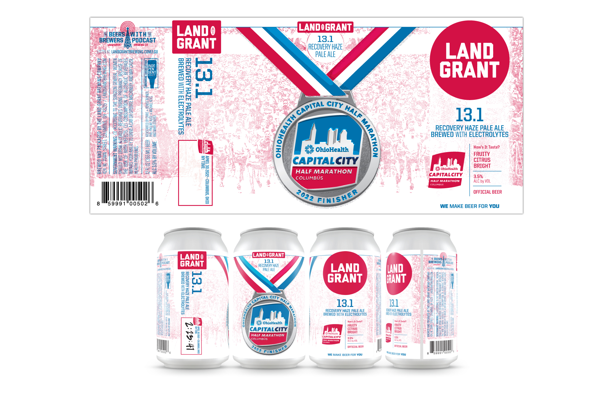 Land-Grant Produces Custom Limited-Edition Beer To Continue Ground-Breaking Sponsorship of OhioHealth Capital City Half Marathon